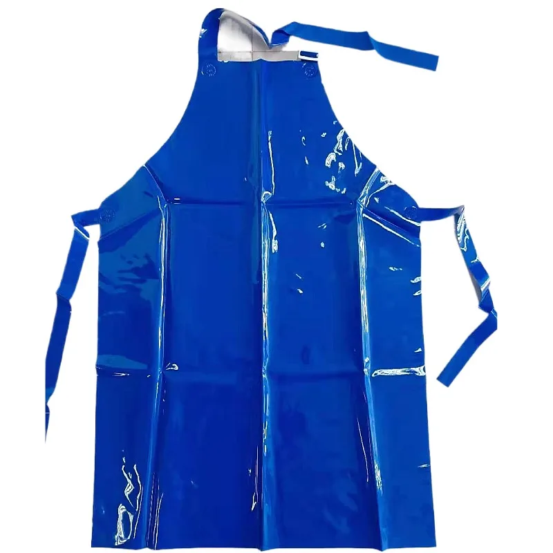 Cheap price fish department tpu food contact safe halterneck anti-acid apron
