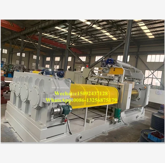 Direct manufacturer two roll rubber sheet making machine with high quality