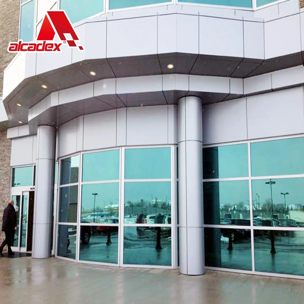 EN13501 Fireproof Non combustible A2  4mm Aluminium fabrication sheet composite panel with PVDF coating for 15-20 years warranty