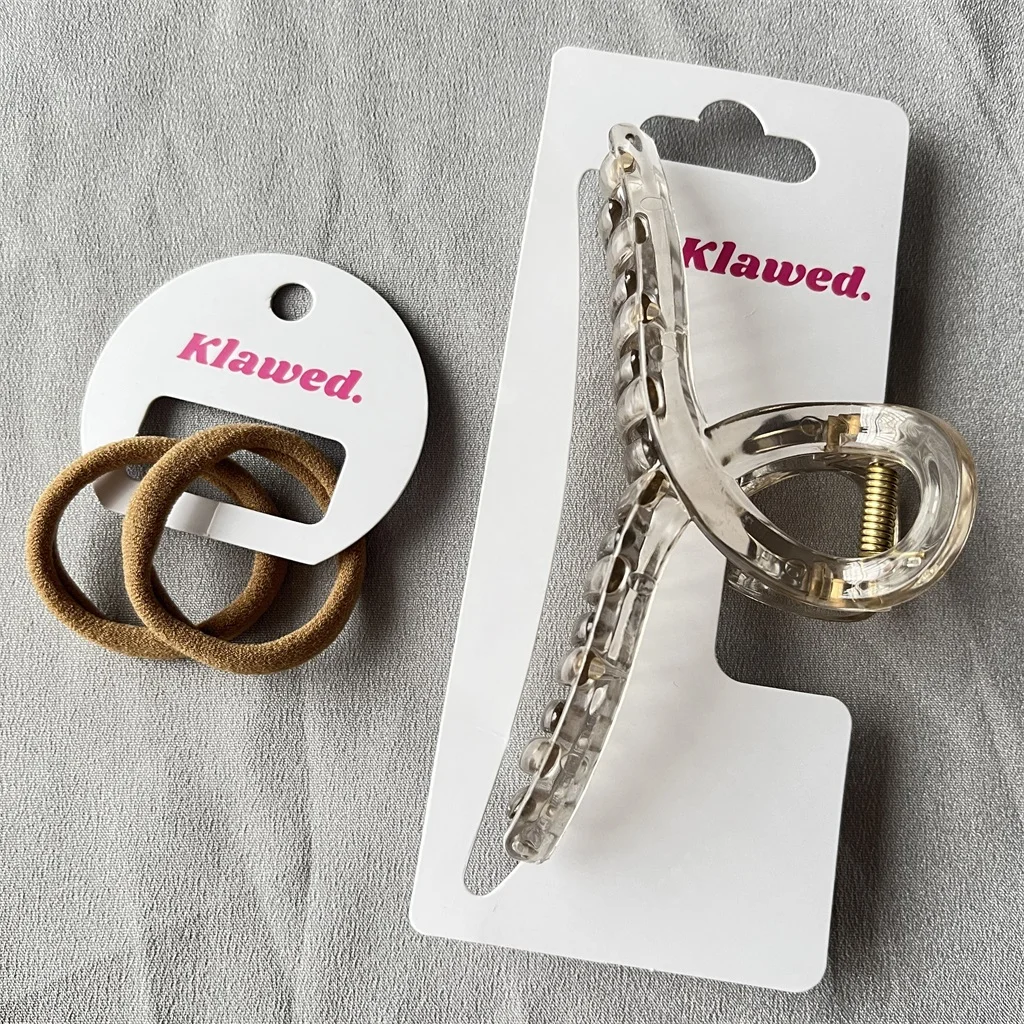 Custom Matte Print Hollow Out Hair Scrunchies Packaging Cards For Women Hair Claw Clips Accessories Display Card With Logo