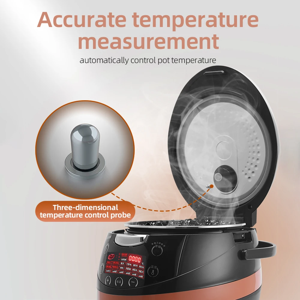 Factory commercial 220V 6L Temperature control bubble tea boba tapioca jelly bean sago pearl cooker