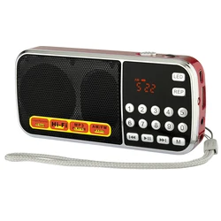 Dewant L-088AM am fm pocket radio, gurbani radio with usb and memory cards slot