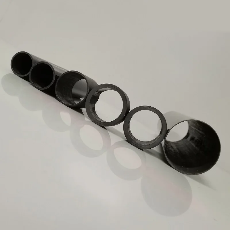 3k Customized Dimension Good Quality Heavy Duty High Modulus Carbon Fiber Round Tube