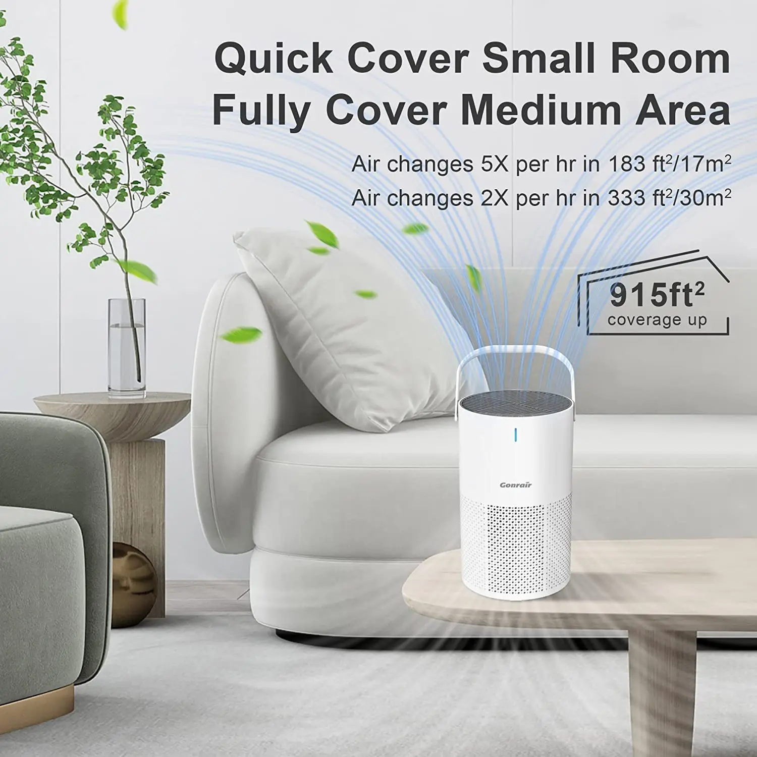 2022 New Product Be Sold Directly United States and Canada Portable Desktop Air Purifier Home Office