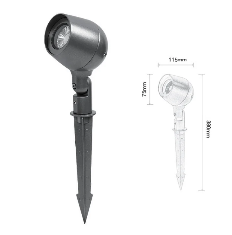 New design popular led lawn lamp led light garden spot lights with stake Electric Powered For Yard Patio Pathway