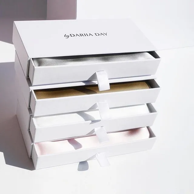 Popular 100% Silk Eye Mask and Pillowcase Set Sleeping Eye Cover in Box