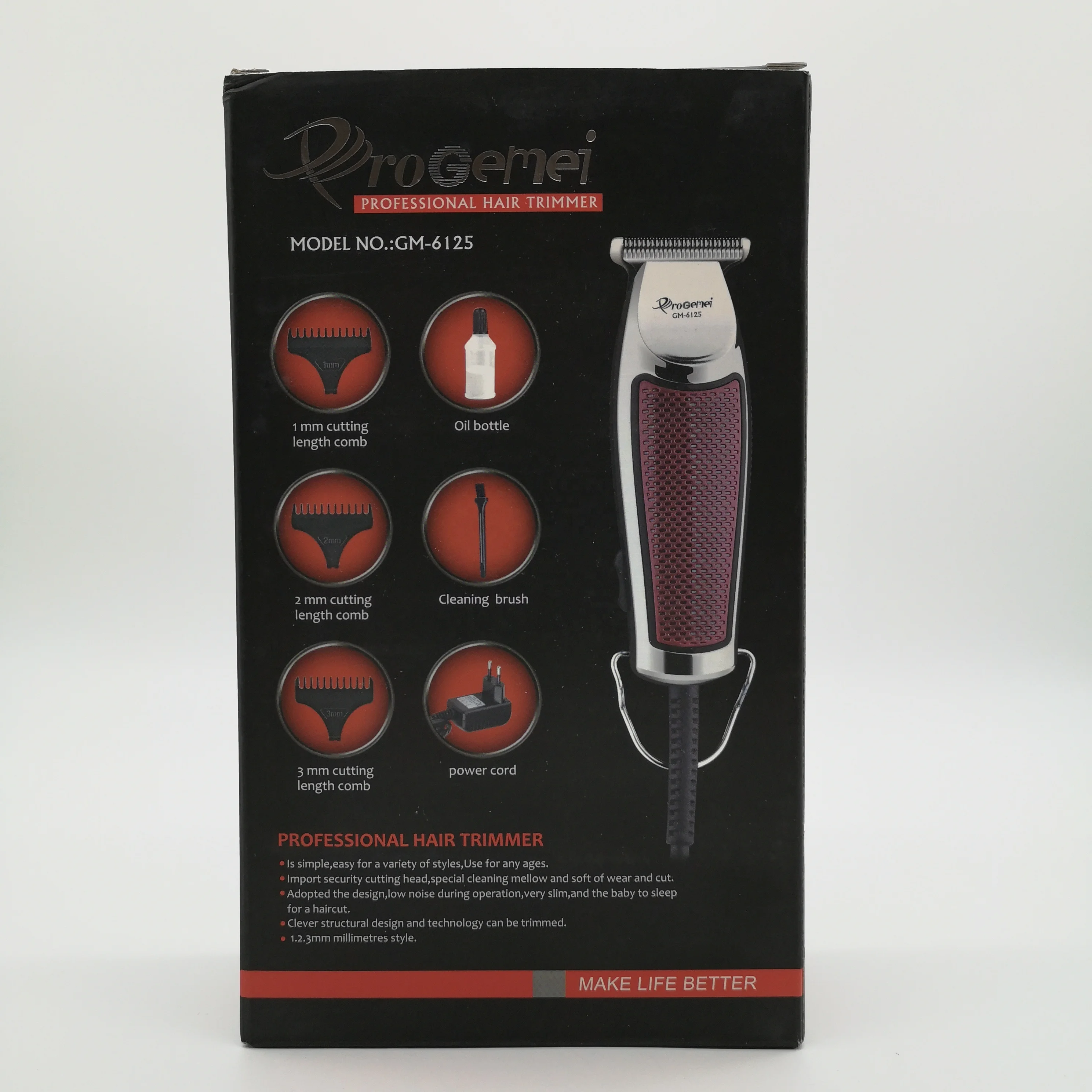 Original GEEMY GM6125 Trimmer For Hair Barber Geemy Trimmer