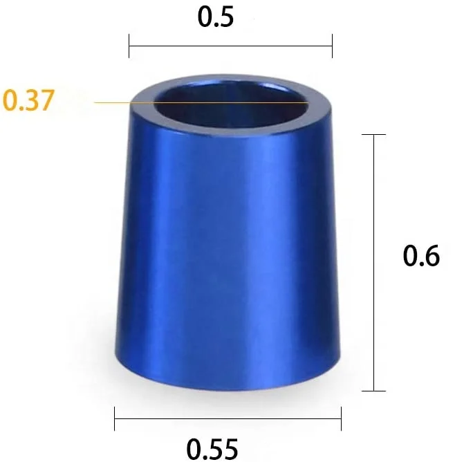 0.370 Aluminum Collar Golf Wedges Ferrules fits for many brands