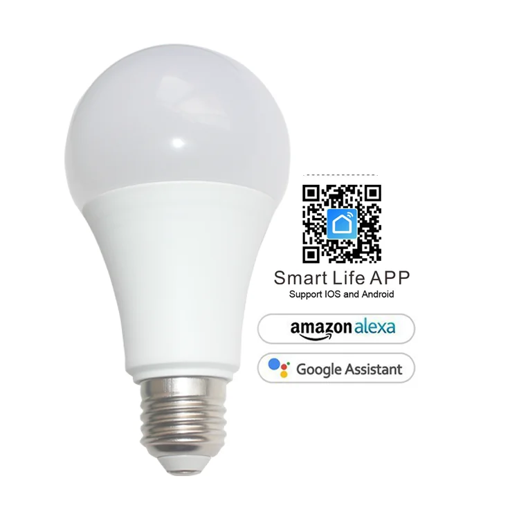 2022 Tuya smart app  Zigbee controls color change A70 A20 12W smart bulb Smart home LED bulb