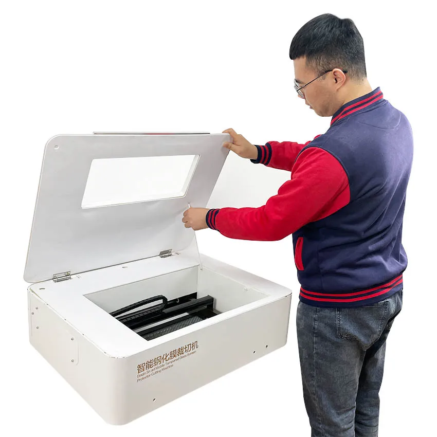 DAQIN мобильный 9H Закаленное стекло протектор экрана оборудование для резки лазерная машина водяное охлаждение сервомотор вождения дома