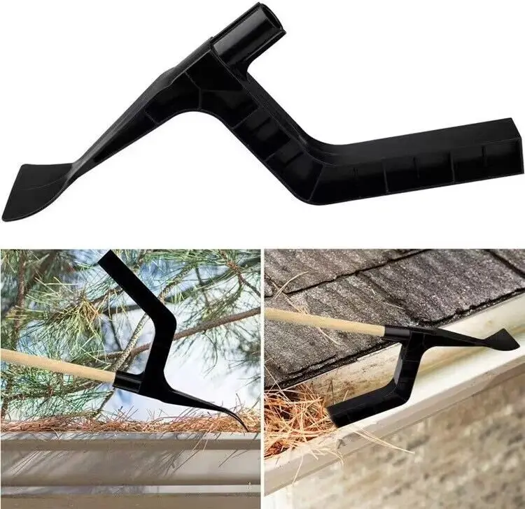 Qingle  Gutters Cleaning Spoon Scoop Hand Tool for Farm Garden Gutters Skylights Roof Structure eave leaf brush