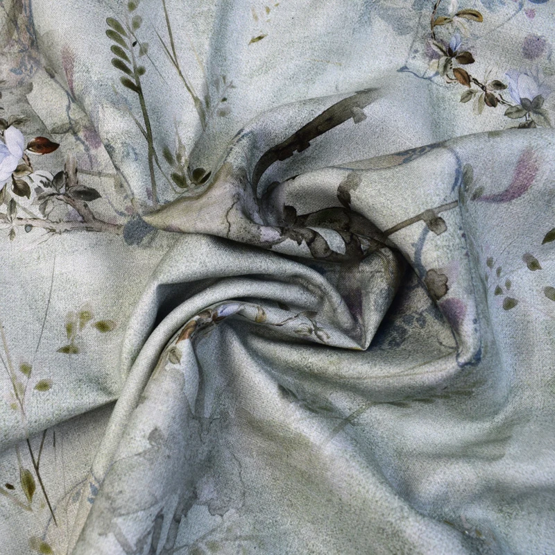 
Manufacturers Wholesale Cotton And Ramie For Vintage Printed Fabrics 