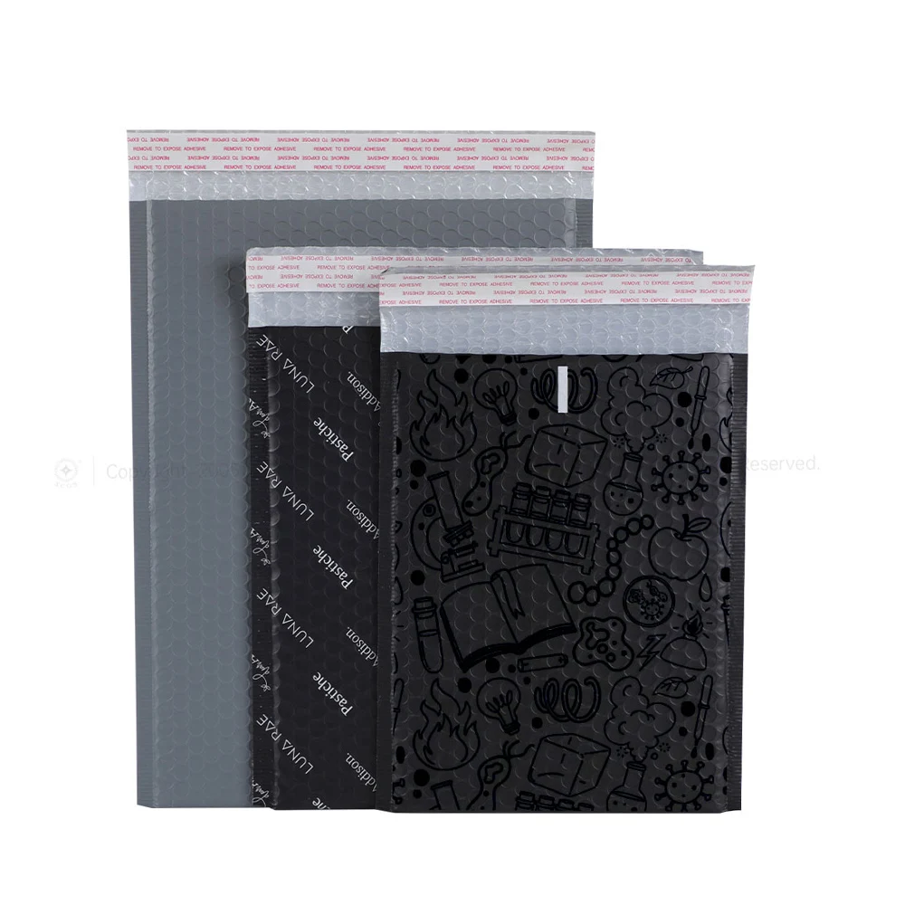 Custom Printed Strong Self Seal Poly Bubble Mailers Express Mailing Bag