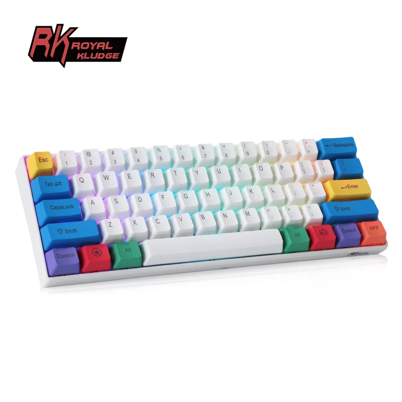  Royal Kludge rk rk61 mechanische pc computer gamer tastatur wireless klawiatura mechaniczna keyboard 60%