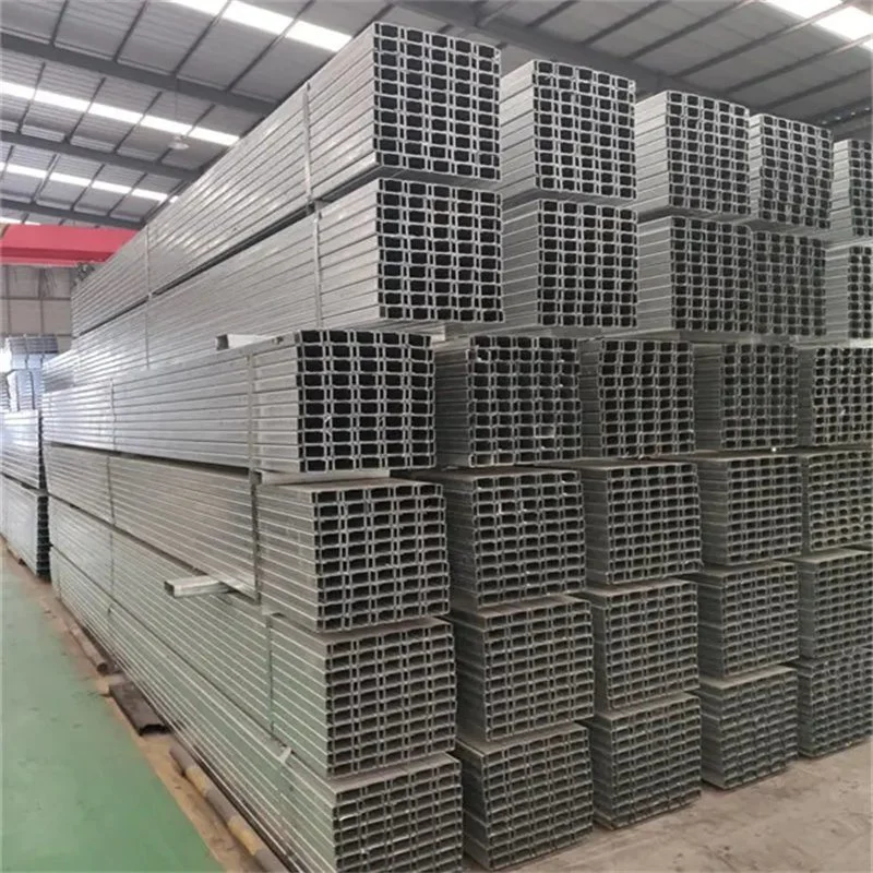 Building steel structure manufacturers produce cold-rolled c purlin channel