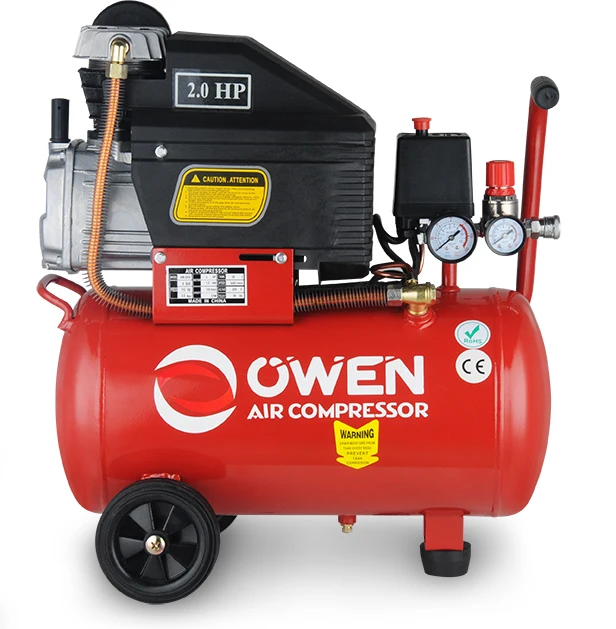 New Technology Portable Direct Driven Industrial 8Bar Air Compressor 2Hp Diesel Air Compressor 24L