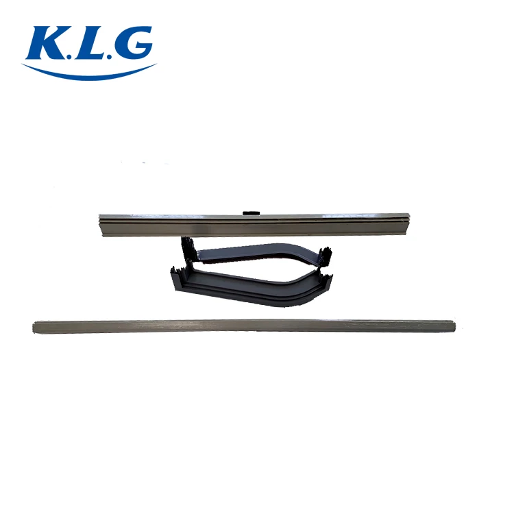 Supermarket chain commercial large  glass combination island cabinet gray wear-resistant door plug Refrigerator Parts