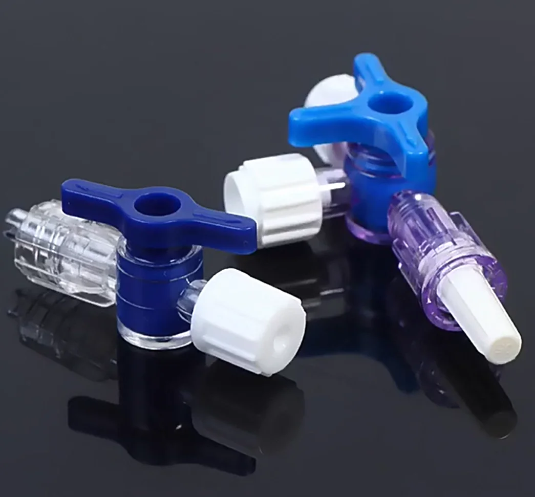 Medical Equipment Disposable Items Three-way Luer Valve Plastic Flow Control Luer