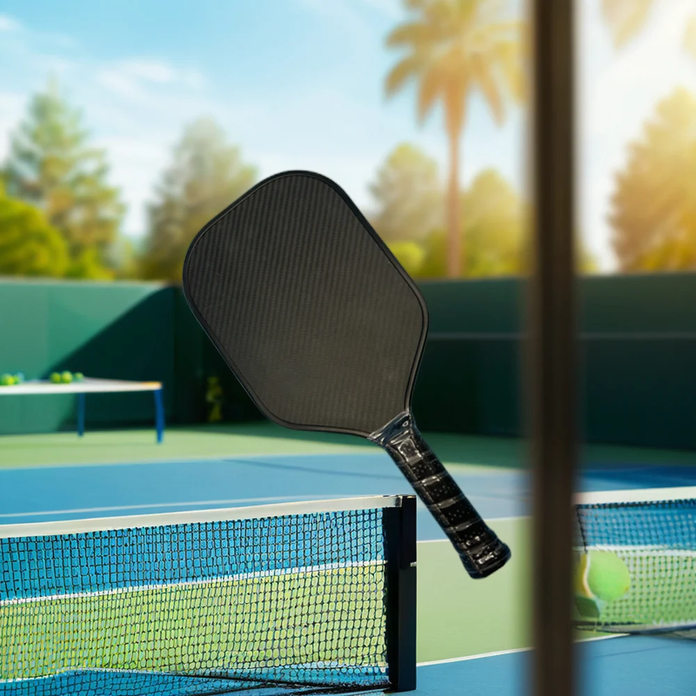 USAPA Certified High Strength Professional Pickleball Racket with Frosted Surface 3K Carbon Fiber Paddle Thermoforming Process