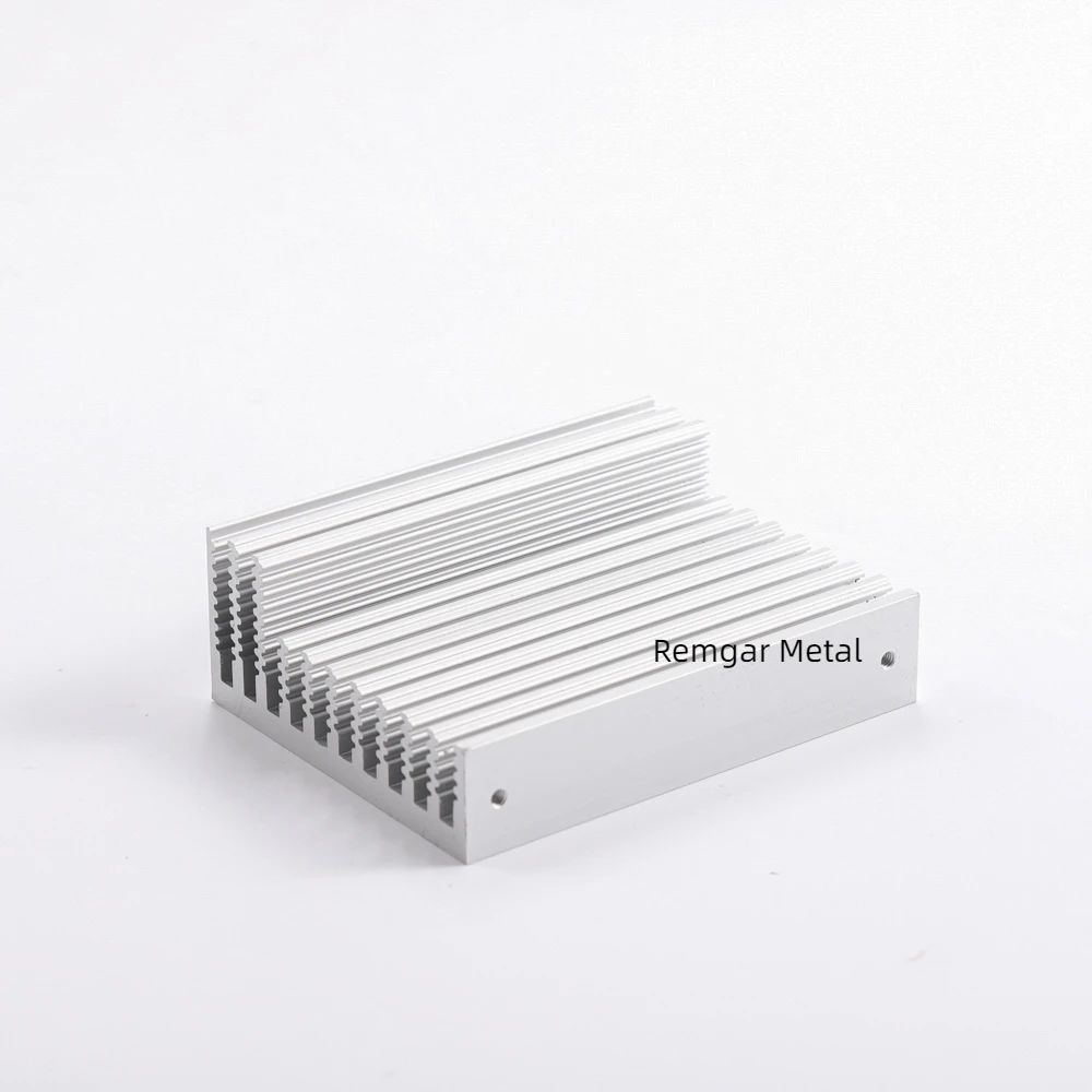 cnc machining anodized 6063 extrusion heatsink profile extruded aluminum power supply voltage regulator heat sink