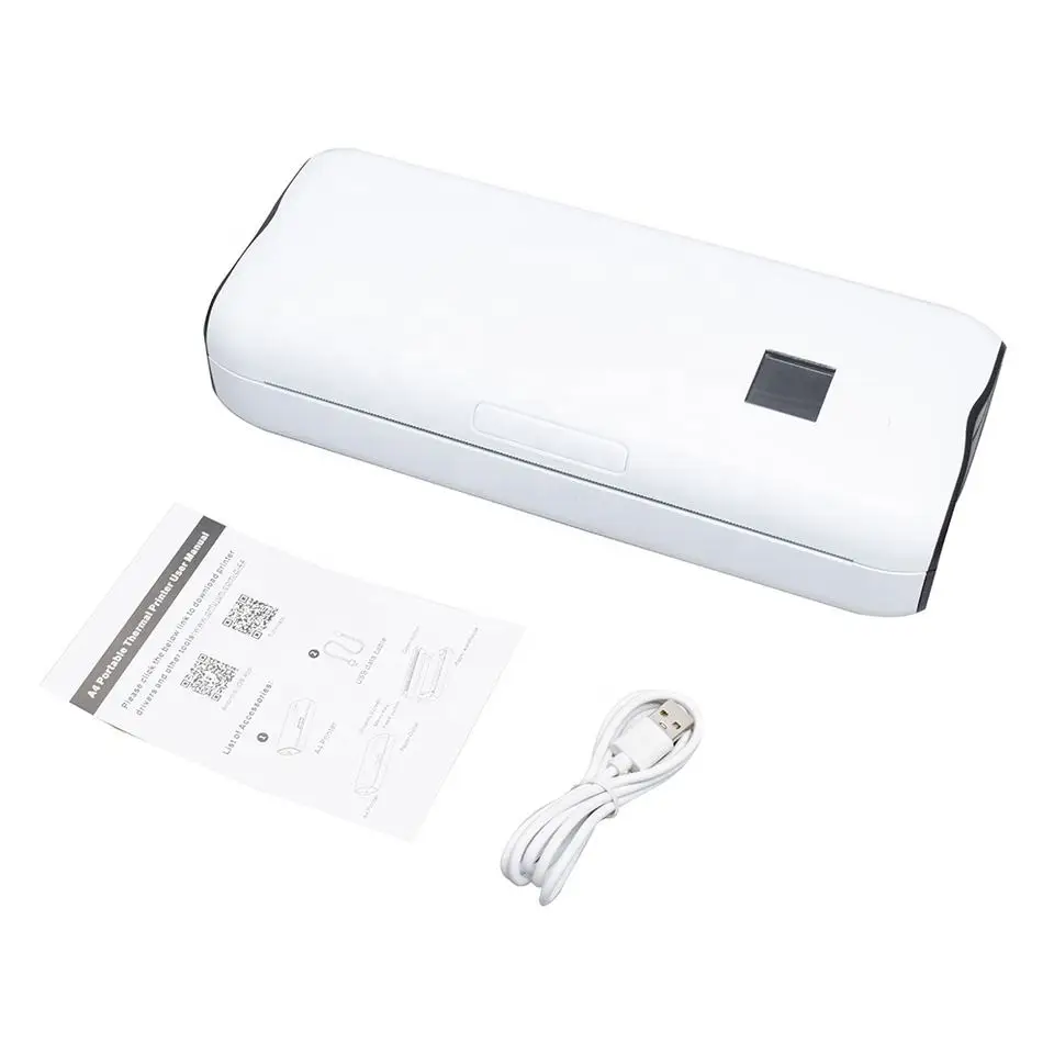 Mini Mobile Thermal A4 Usb And Bluetooth Wireless Portable A4 Printer For Outdoor Office And Family