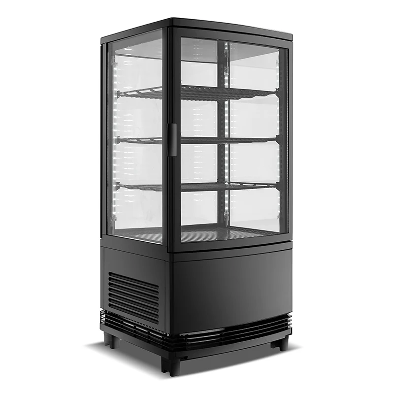hot sale mini refrigerator showcase display cake open showcase refrigerator