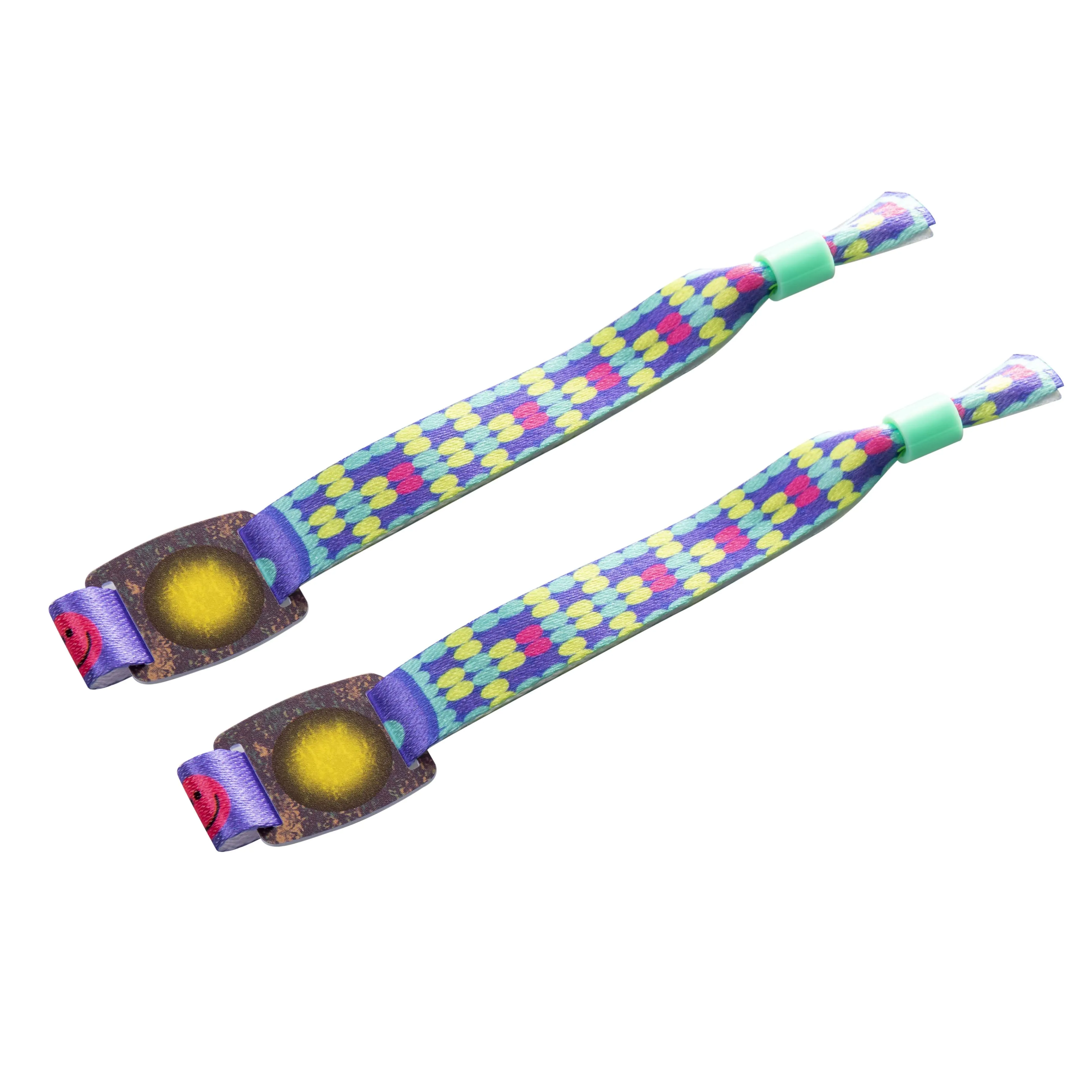 Hotsale RFID NFC fabric wristbands QR code bracelet tracket waterproof bracelets 13.56MHz customized logo