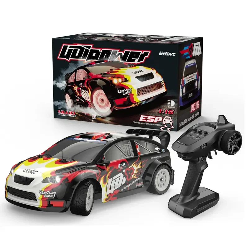 SJY-UD1604PRO 1:16scale 4X4 30KM/H High Speed Rc Drifting Rally Car 2.4G 4CH Brush Rc Short Course Racing Car