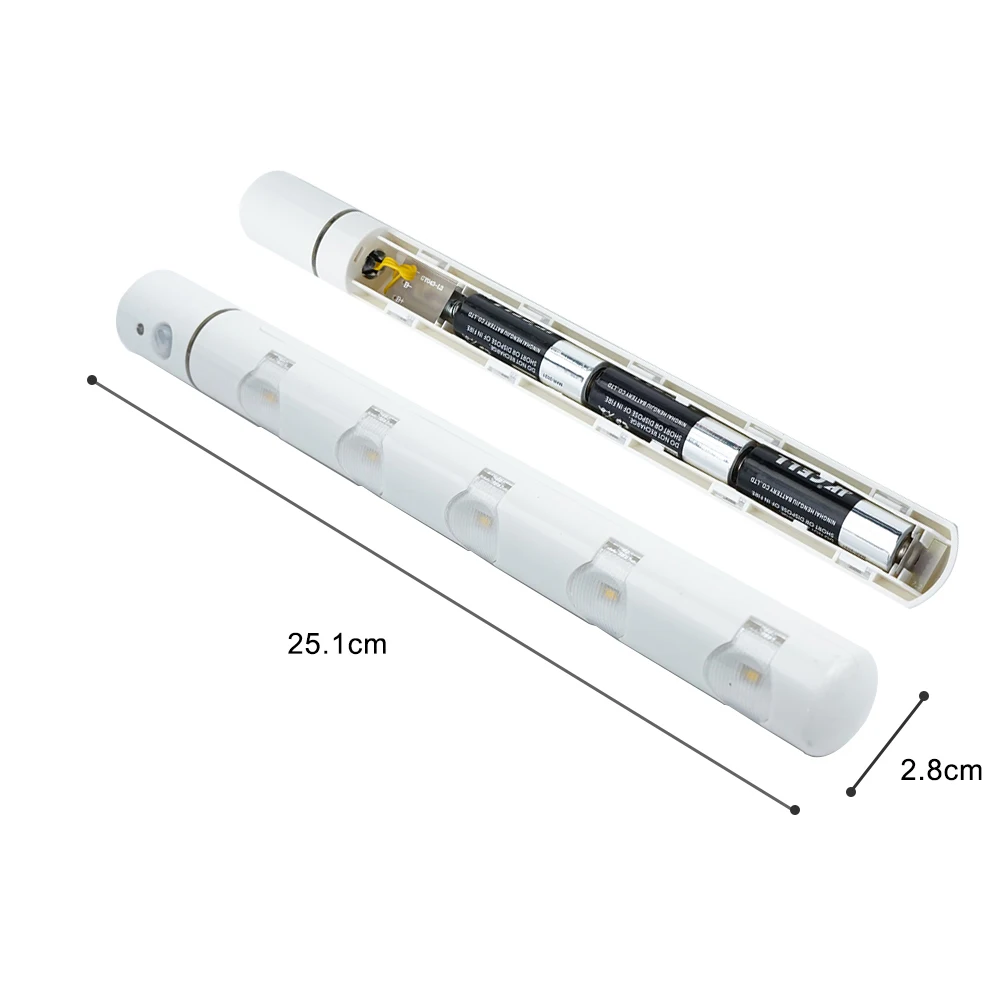 Popular 10 LED PIR Infrared Motion Sensor Indoor Night Led Closet Magnetic Cabinet Light