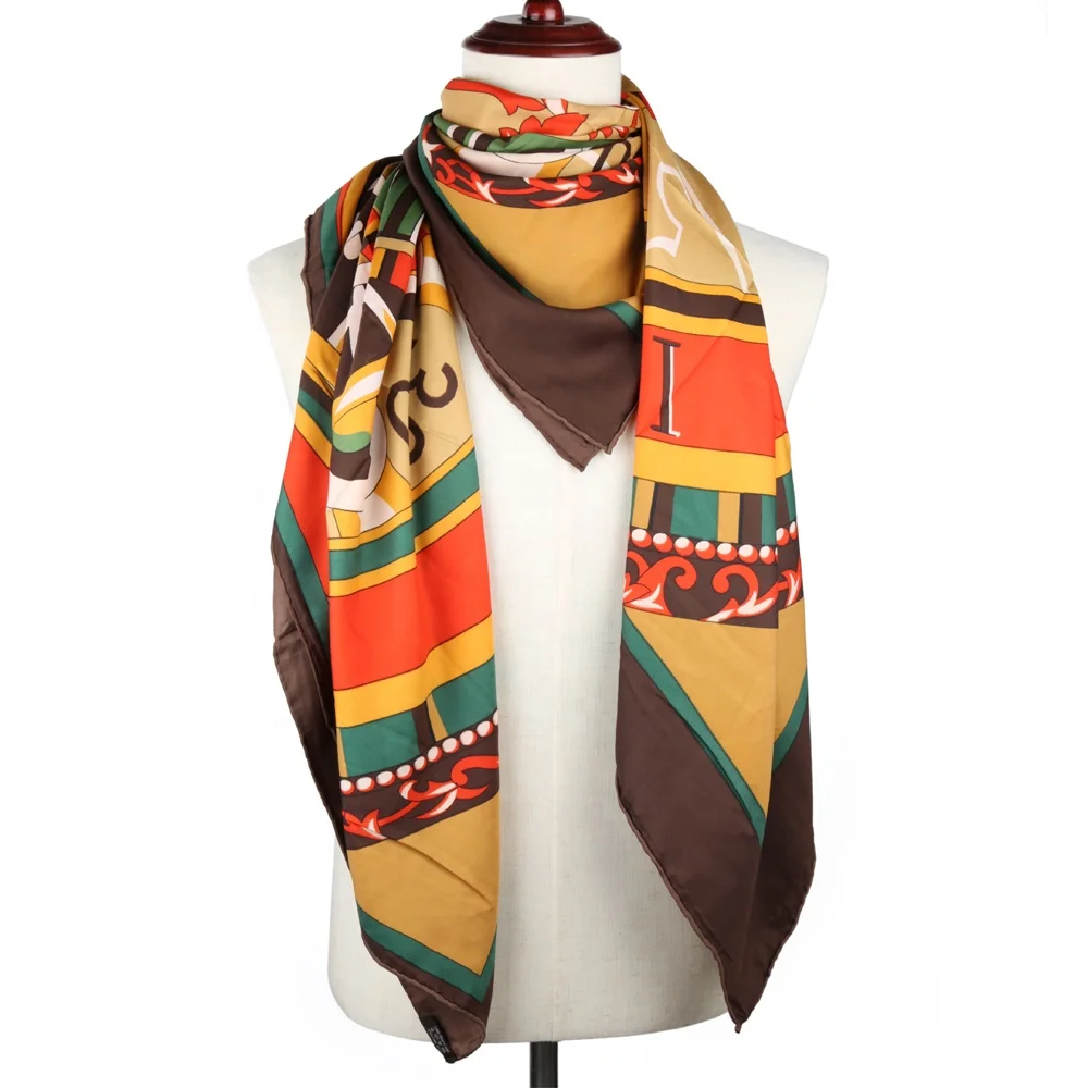 Digital Screen Printing Scarf Women Hijab Arabic Scarfs