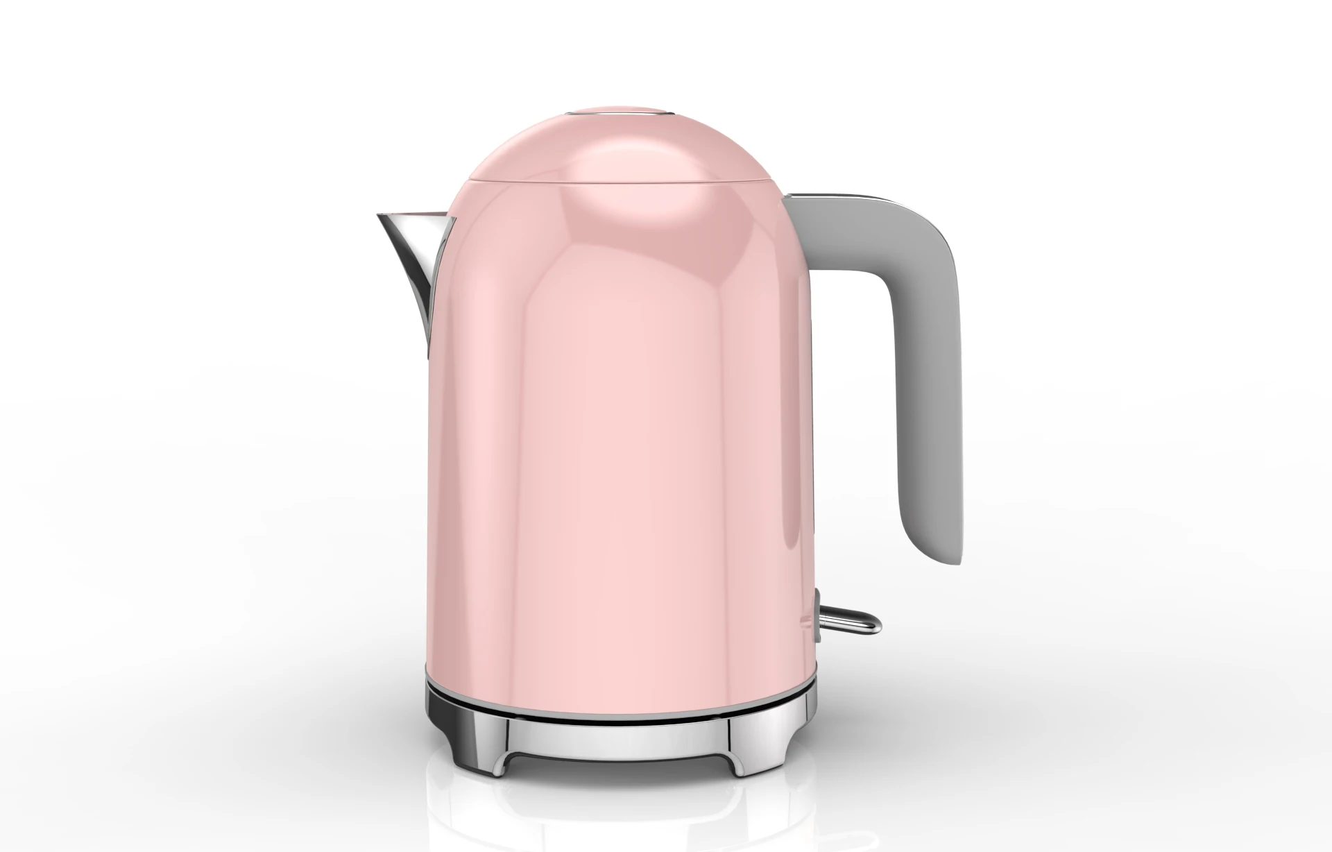 Factory Custom Portable water electric kettles  Home Appliances 1.7L Retro Stainless Steel Electric Kettles