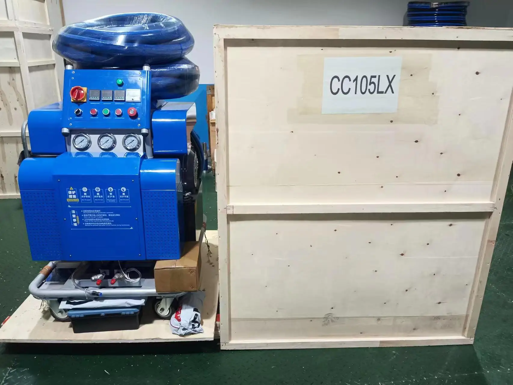 Hydraulic polyurethane insulation PU foam spray and polyurea spray machine