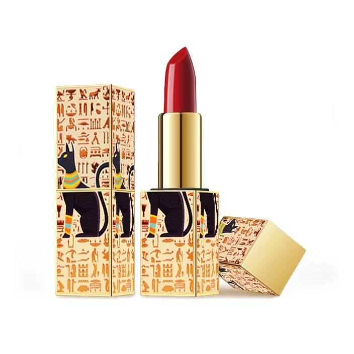 NEW MODEL Vintage Style / Egypt Style 3D Printed Empty Magnetic Lipstick Tube