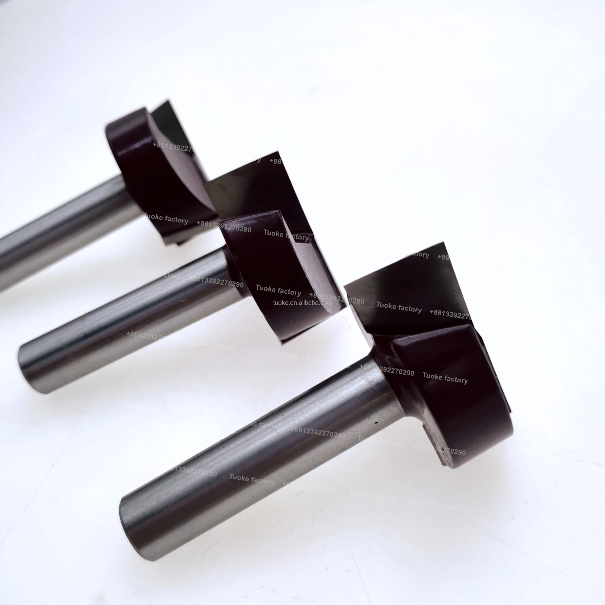 TUOKE woodworking cutter tools drill bits shank 1/4 cemented carbide for cutter wood stair tread bit