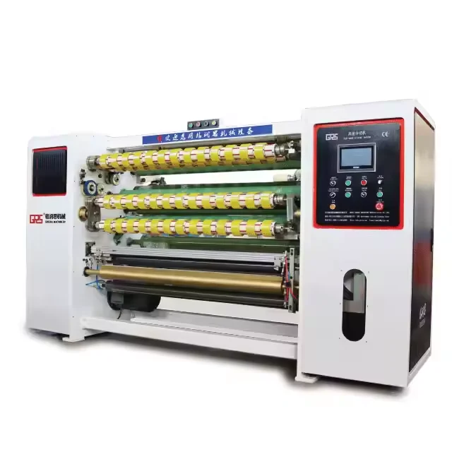 Adhesive BOPP cello Tape Machine Packaging Tape Slitting Machine/bopp tape slitting machine