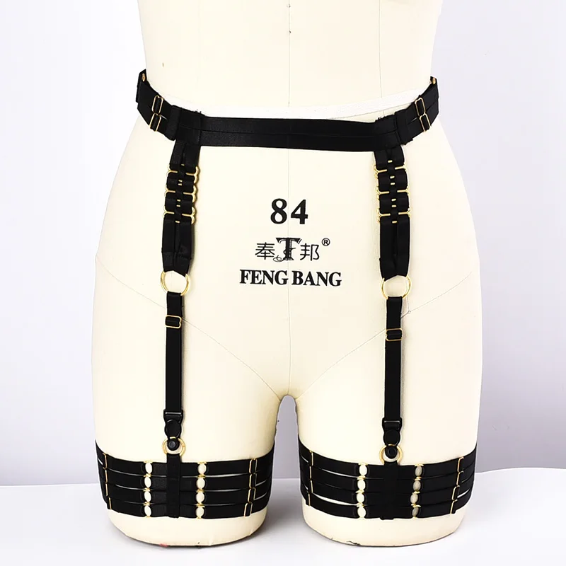 Black Women Sexy Garter Belt Holder Fastener Suspender  P0213