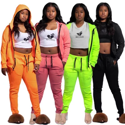 
Ladies Joggers Two Piece Outfits Fall Clothing Tracksuits Women Long Sleeves Crop Tops Winter 2 Piece Pants Biker Short Set 