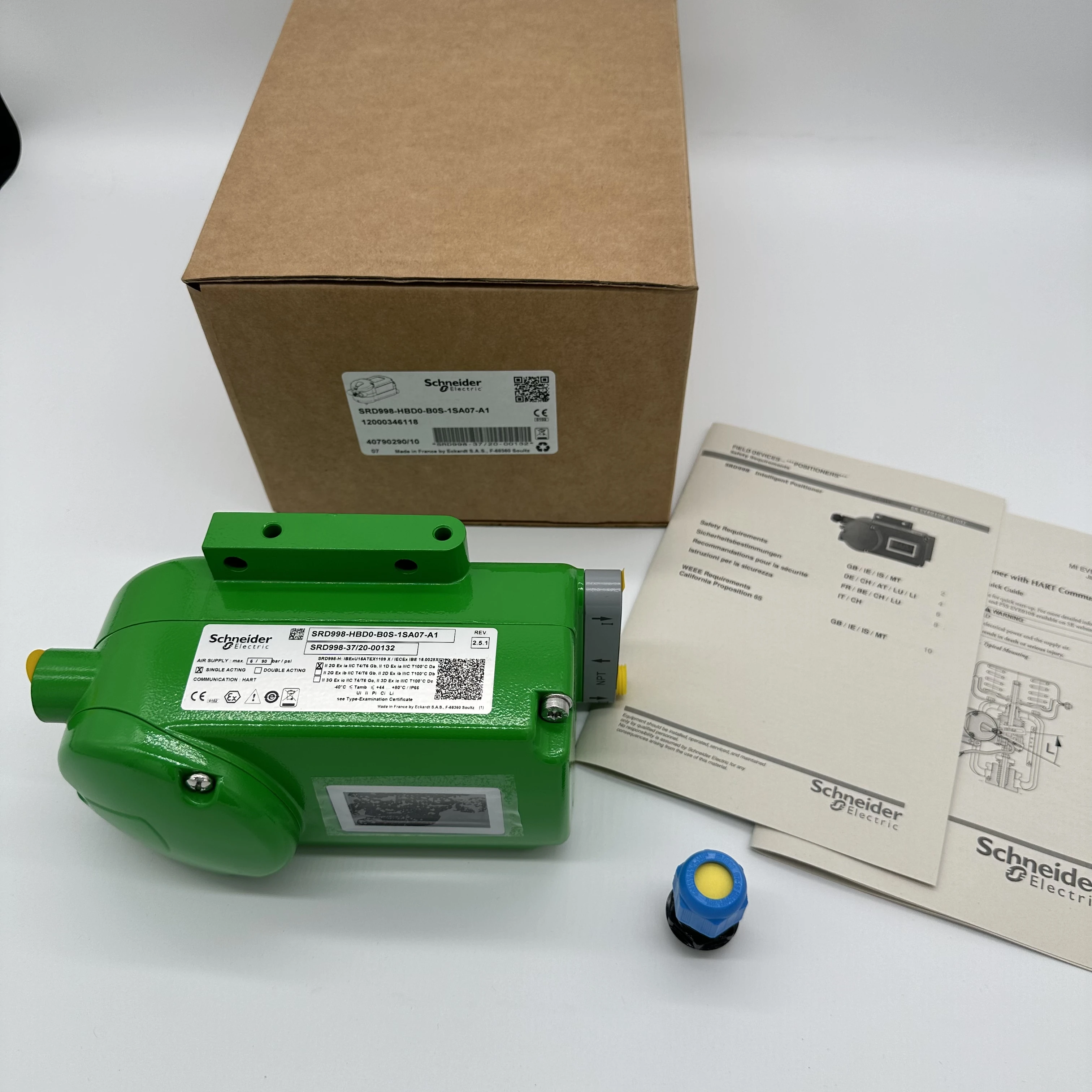 SRD991-CHFS6AANY-V02 позиционера клапана FOXBORO + EBZG-