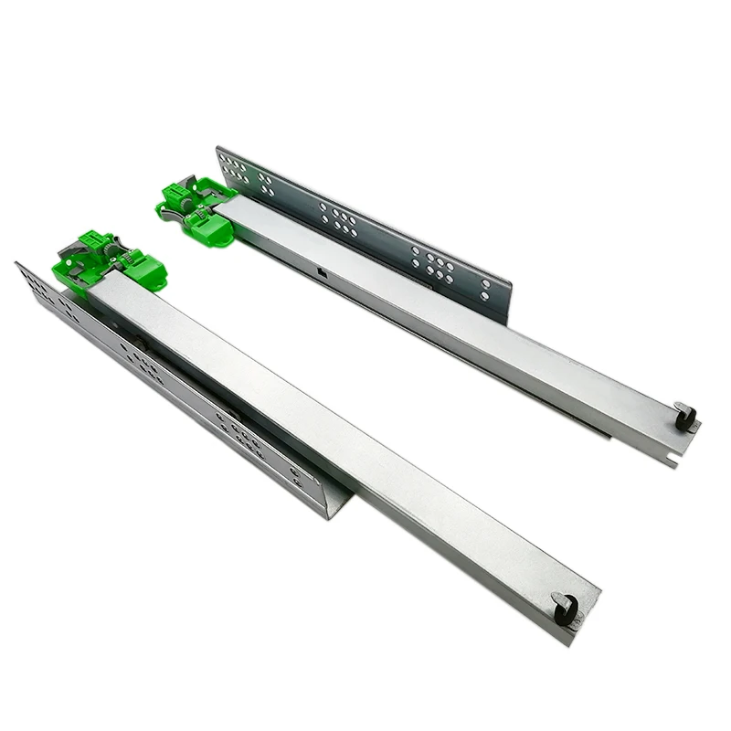 Concealed Soft Closing Under Mounting Hidden Drawer Slide With Handle Soft Close Drawer Slide