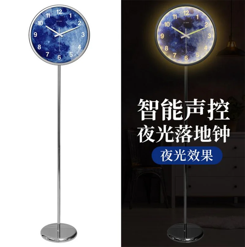 Living room voice control luminous intelligent Floor Clocks