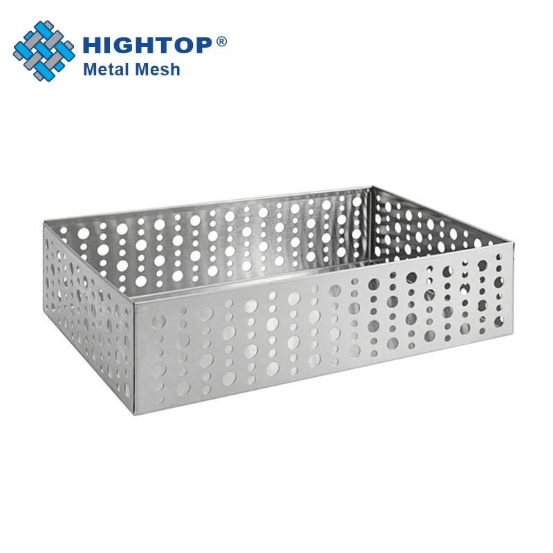 Metal Wire Rectangular Shape Stainless Steel Bread Basket Toast Basket