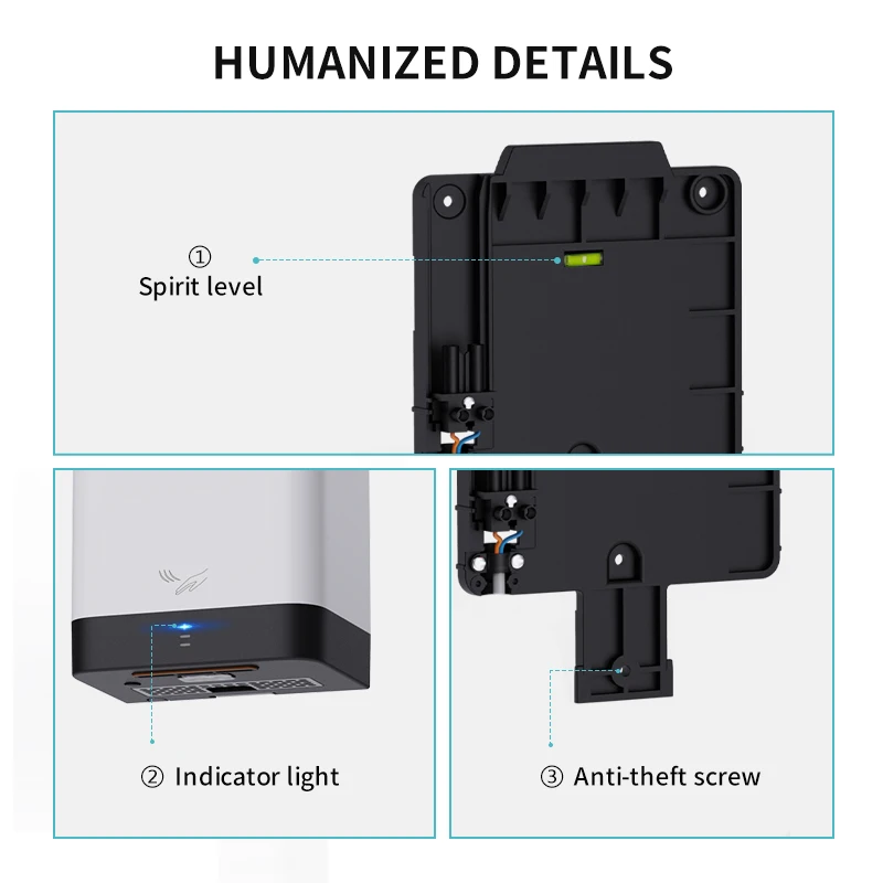 ADA Mini Hand Dryer Household ABS Plastic Cheap  Automatic Electric jet Hand Dryer