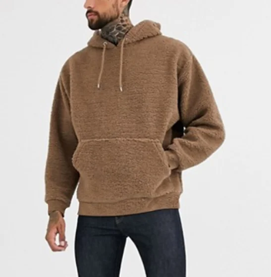 MAQVOB high quality wholesale clothing custom logo manufacturer OEM ODM plus size street wear wool mens polar fleece hoodie