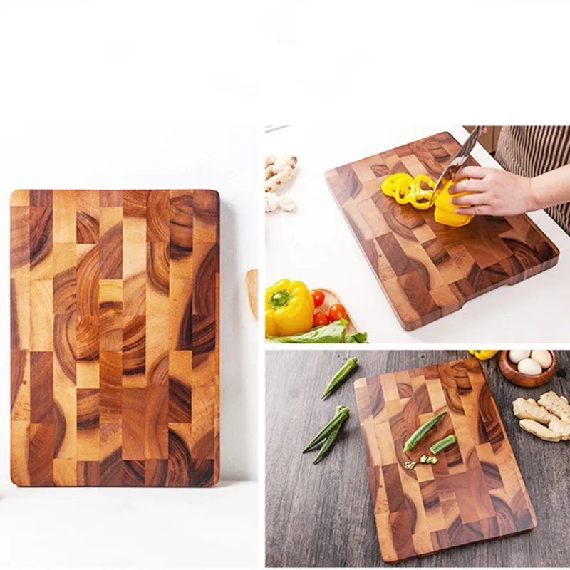 Wholesale Organic Board kitchen Cooked Food Board Acacia Wooden Cutting Board