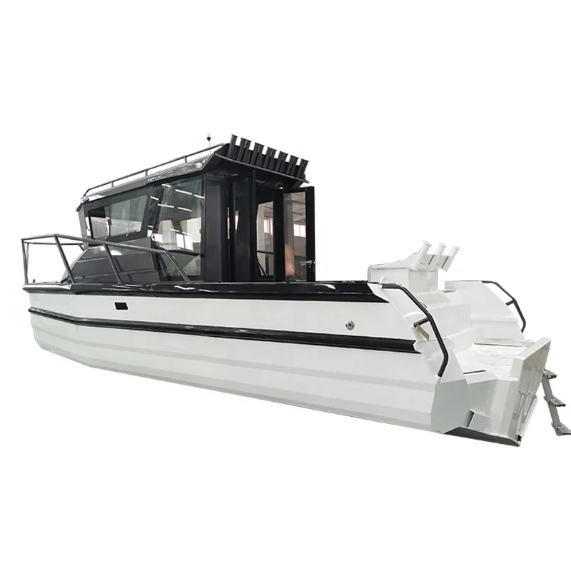 Length 7.5m Top-end Pretty Luxury Sea Fishing Boat For Family Entertainment