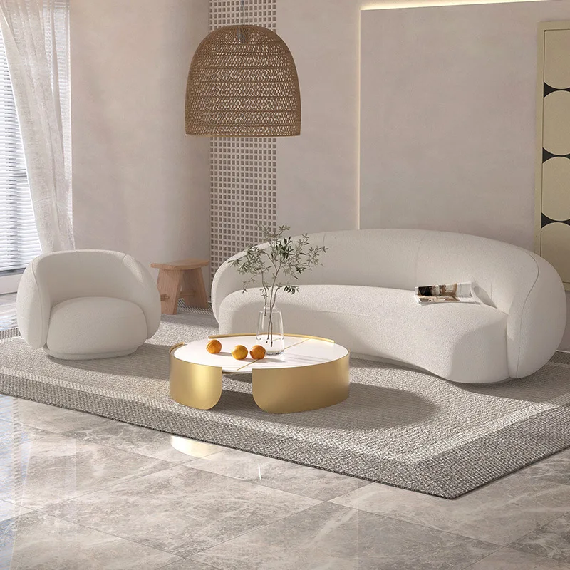 Wallybeauty salon furniture Nordic style clothing store leisure legless chair sofa waiting sofa