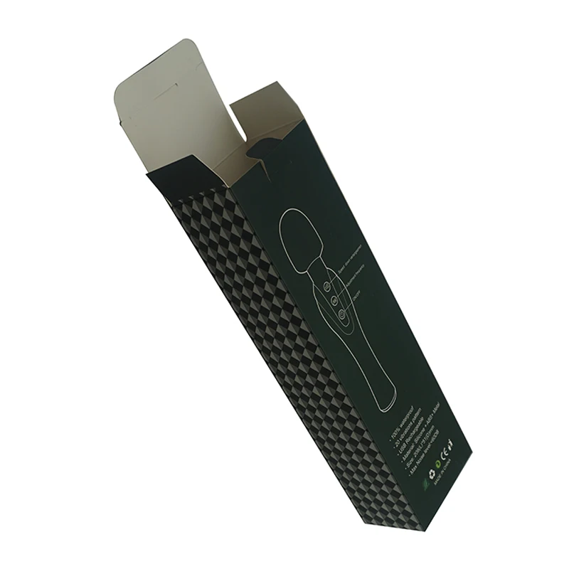 Custom Folding Card Paper Box for Adult Toy Package Box Vibrator 350gsm Art Paper Packaging