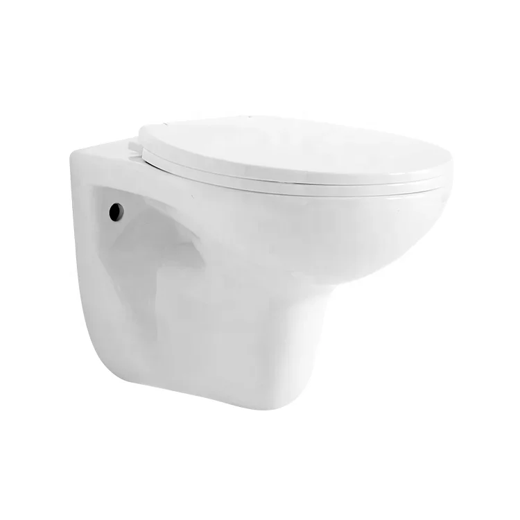 Good Price Aidi Ceramic WC Wall Hung Toilets With Many Colors Wash Down P Trap Water Closet New Rimless Sanitary Ware