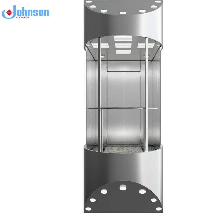 Новые уличные Желтые Дешевые стеклянные лифты, панорамные частные Лифты