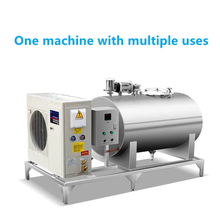 stainless steel truck 500 liters chilling 5000l 200l fermentation agitator mixing refrigerator milk cooling tank